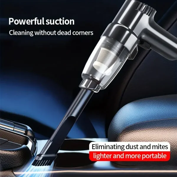 Car Mounted Vacuum Cleaner, Super Strong, High-power, High Suction, Dry And Wet Dual-purpose Sedan, Small, Mini, Handheld, Multi-functional, Portable Christmas Gift