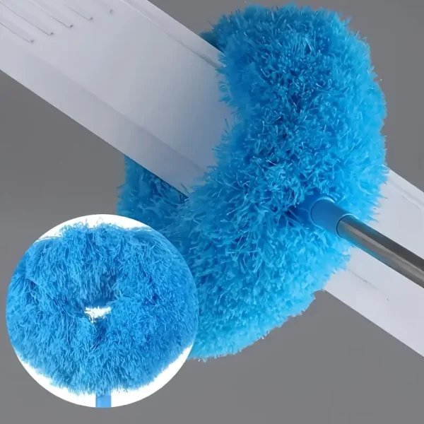 12 Ft Long-Handled Microfiber Ceiling Fan Duster - Dust-Locking, Reusable, Machine Washable, Effortless Cleaning Brush - Detachable Brush For Easy Cleaning, Ideal For RVs & Home Use - Image 5