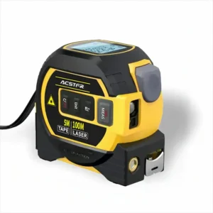1pc Laser Tape Measure 3 In 1 Digital Tape Measure High Precision Laser Rangefinder Steel Tape Measure
