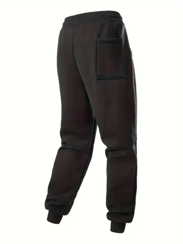 3pcs Men's Casual Solid Color Joggers, Men's Drawstring Pants With Pockets For Sport And Casual Wear - Image 5