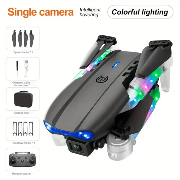 2024 Drone With Dual Camera, 2024 Newest Foldable Drone With App Control, FPV Live Video RC Quadcopter With 4K Camera For Adults Beginners Kids +2 Battery Halloween Christmas Gift - Image 3
