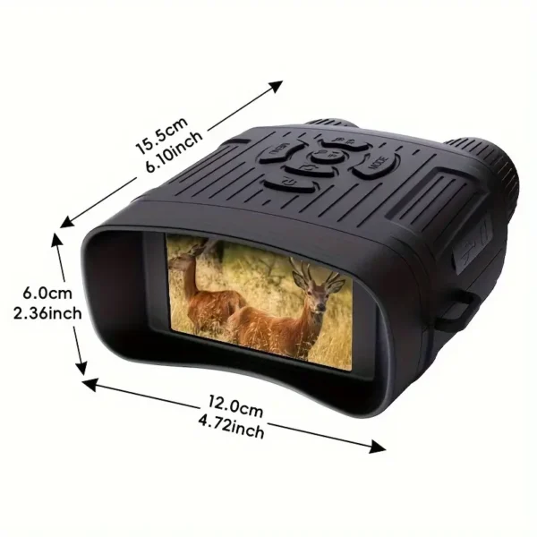 32GB Infrared Night Vision Binoculars Goggles - Capture Stunning Photos & Videos in Complete Darkness - Ideal for Camping, Hunting, Security, and Outdoor Adventures - Image 2