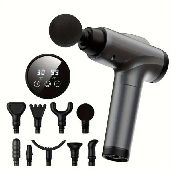 30 Speed Level Quiet Muscle X6 Massage Gun, GVBER Athlete Deep Tissue Portable Massager with 6 Massage Heads, Office Gifts for Friends, Family, Loved Ones, Christmas Gifts, Holiday Gifts for Men and Women - Image 4