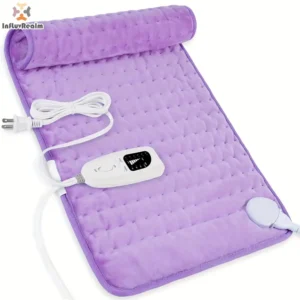 12" X 24" Soft Flannel InfLuvRealm Heating Pad For Back, Neck And Shoulder, Electric Blanket With 6 Heat Settings, Auto Shut-Off, Moist Dry Heat Options, Machine Washable, Birthday Chrismas Gifts For Women Men