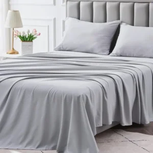 4pcs 2000TC Ultra Soft & Breathable Sheets with 14" Deep Pocket for Queen Bed Sheets - Shrinkage & Fade Resistant Luxury Hotel-Grade Easy Care Sheet Set Bed Sheet Sets(Fitted Sheet Flat Sheet Pillowcase) Halloween Christmas Gifts